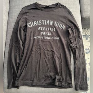 Black Dior Long Sleeve